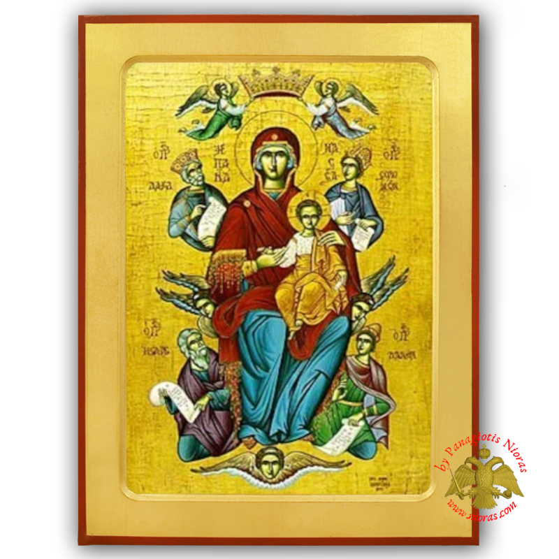 Holy Virgin Mary "Pantanassa" Wooden Icon